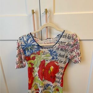 Colorful Graphic Print Top